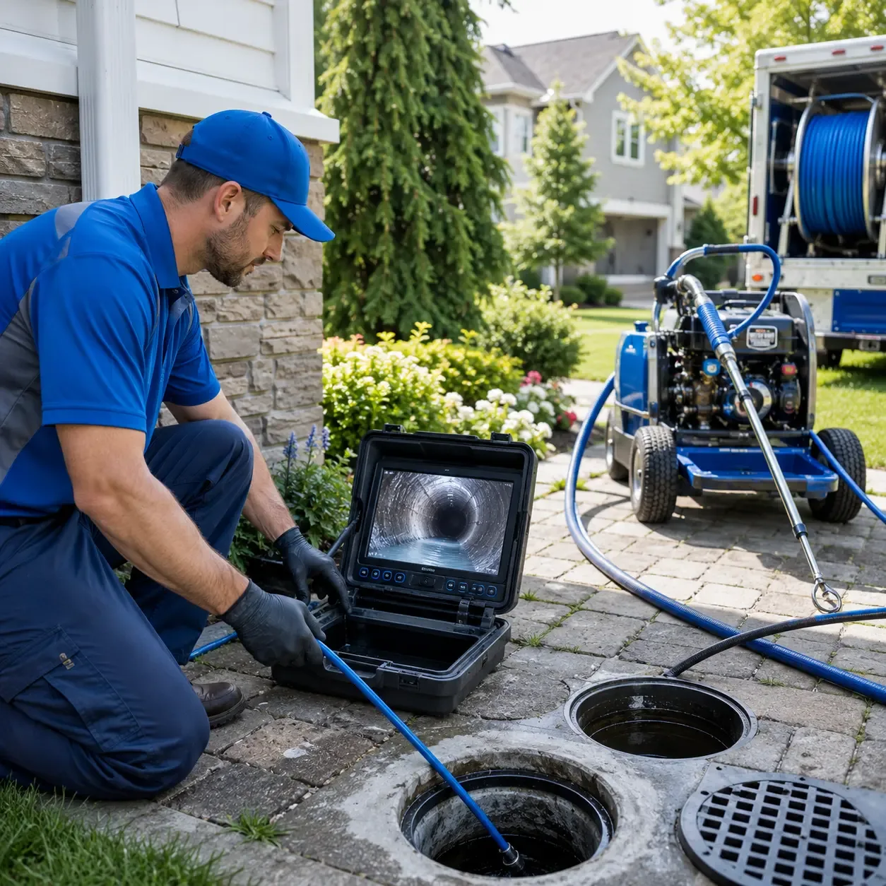 Outdoor drain cleaning professionals serving Luthersville, GA